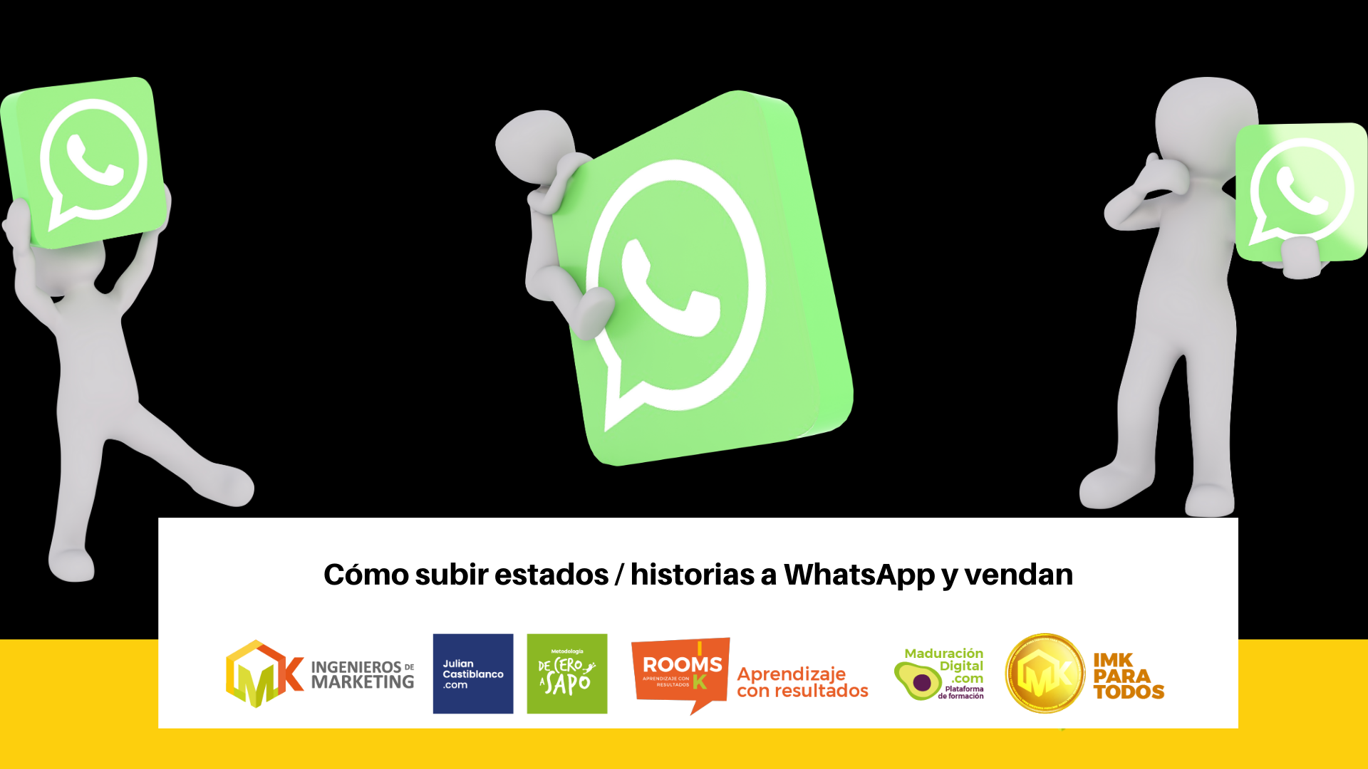 Cómo subir estados / historias a WhatsApp y vendan