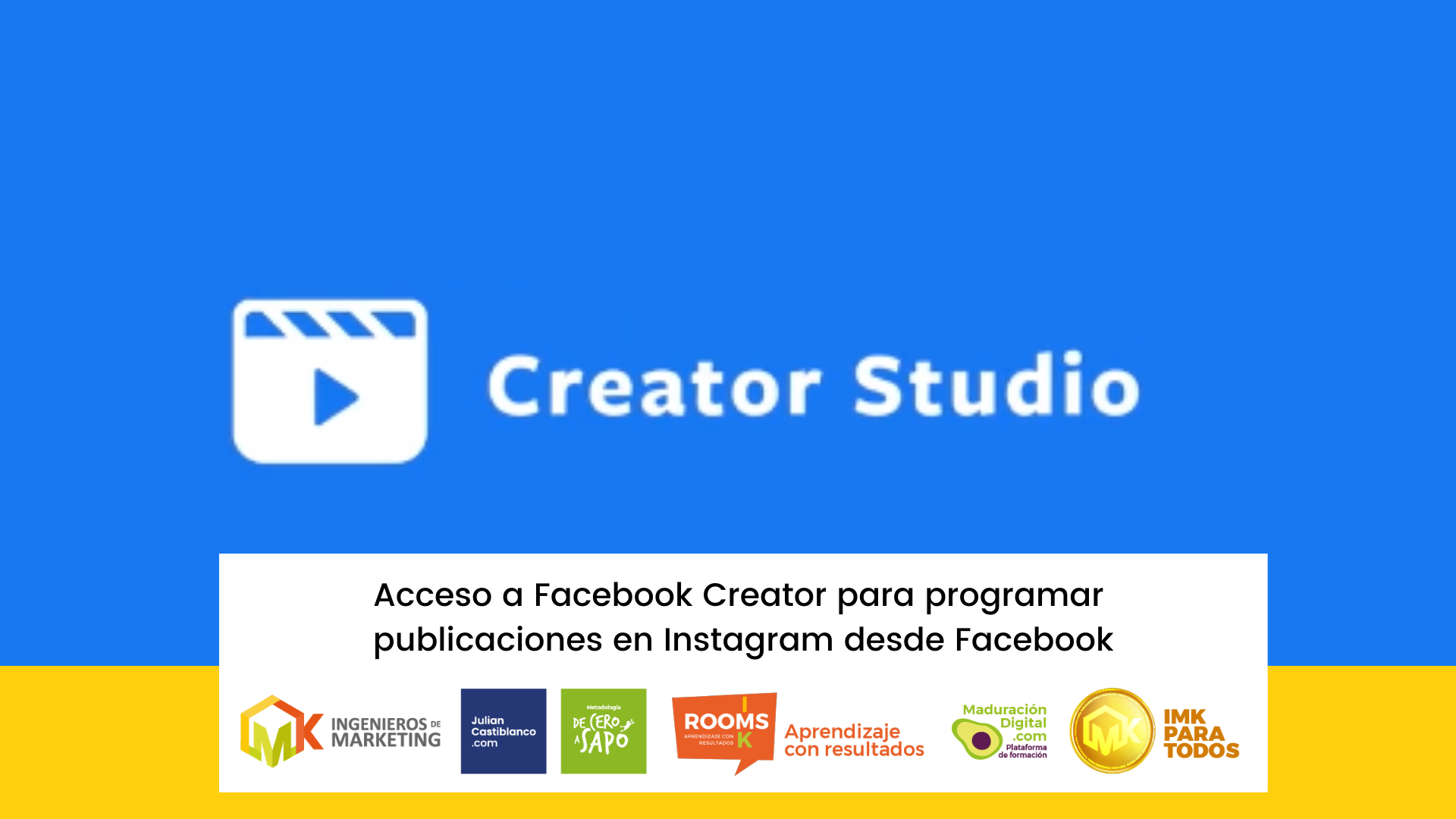 Acceso a Facebook Creator para programar publicaciones en Instagram desde FacebookBOOK