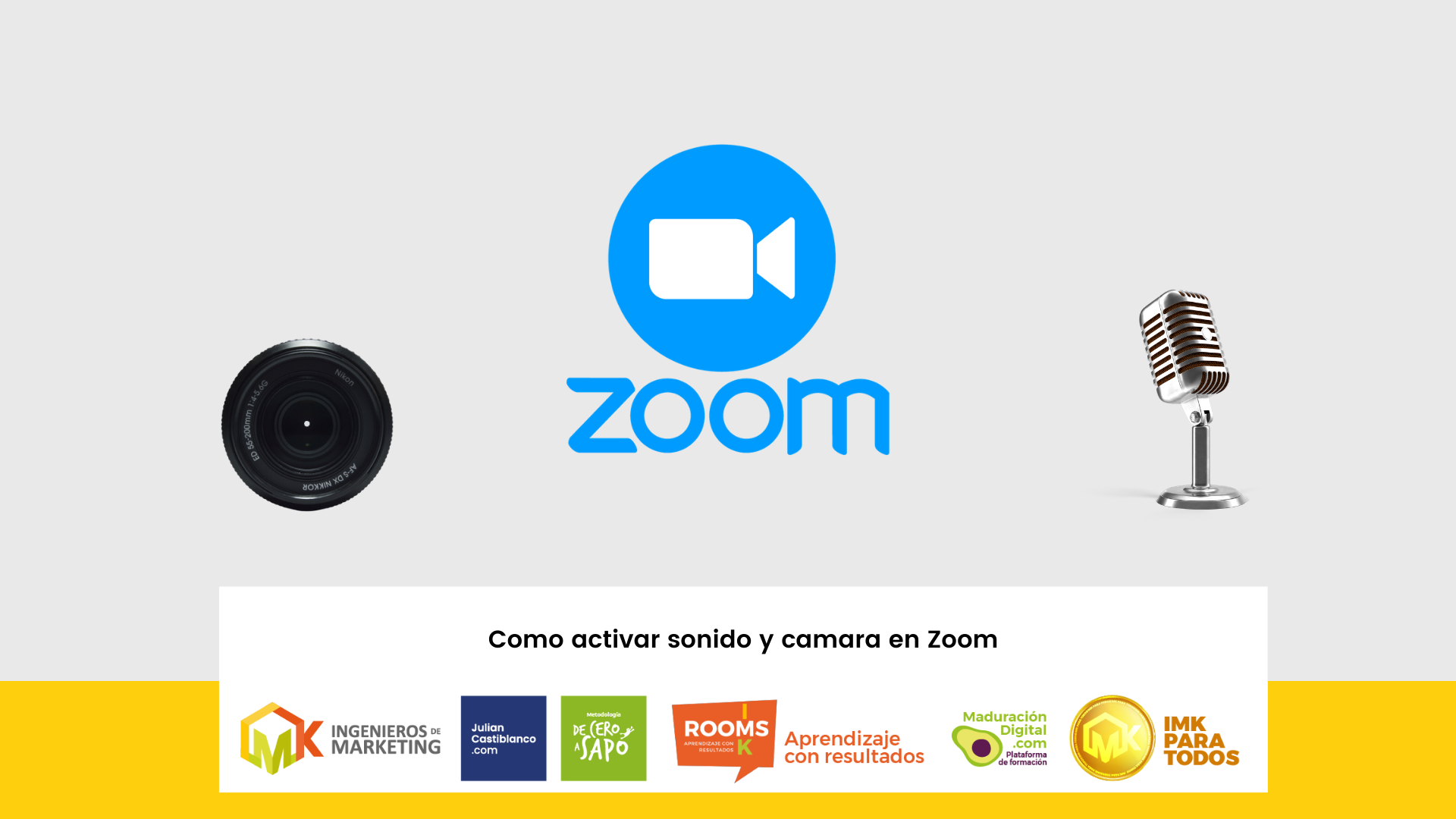Así se activa el Sonido y su Cámara en ZOOM