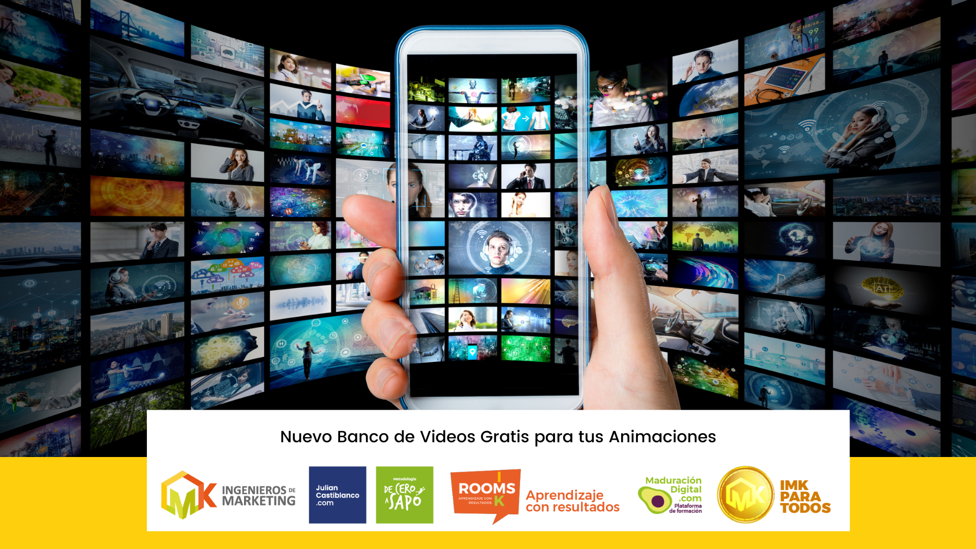 Nuevo Banco de Videos Gratis para tus Animaciones