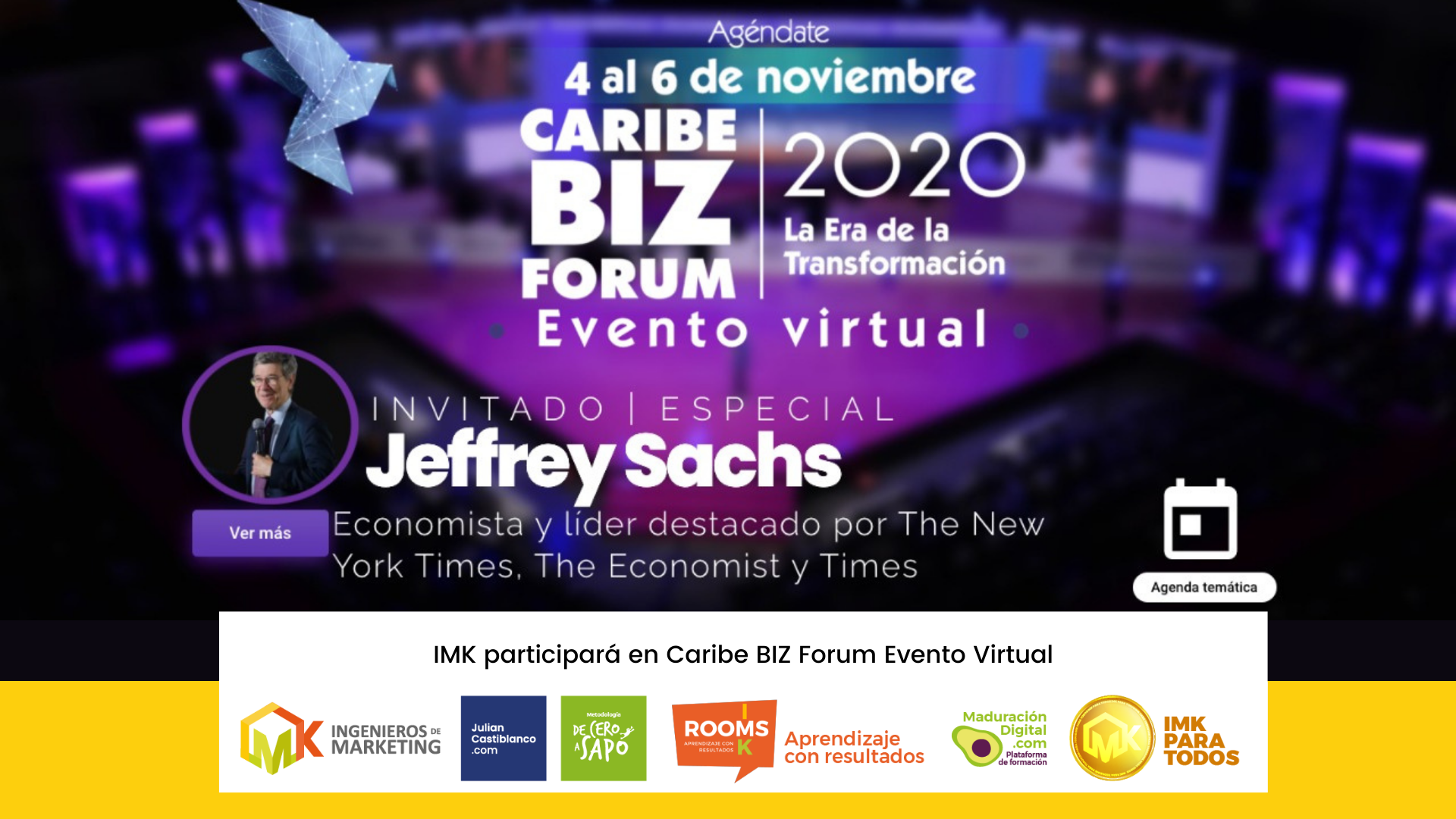 Ingenieros de Marketing IMK participará en Caribe BIZ Forum Evento Virtual