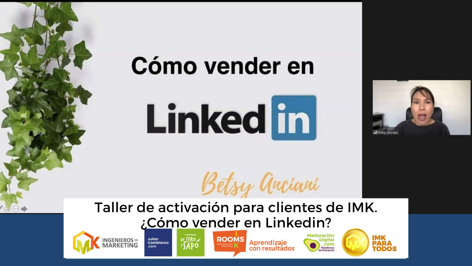 Taller de activación para clientes de IMK. ¿Cómo vender en Linkedin?