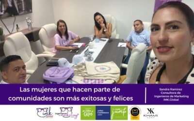 Las mujeres que hacen parte de  comunidades son más exitosas y felices