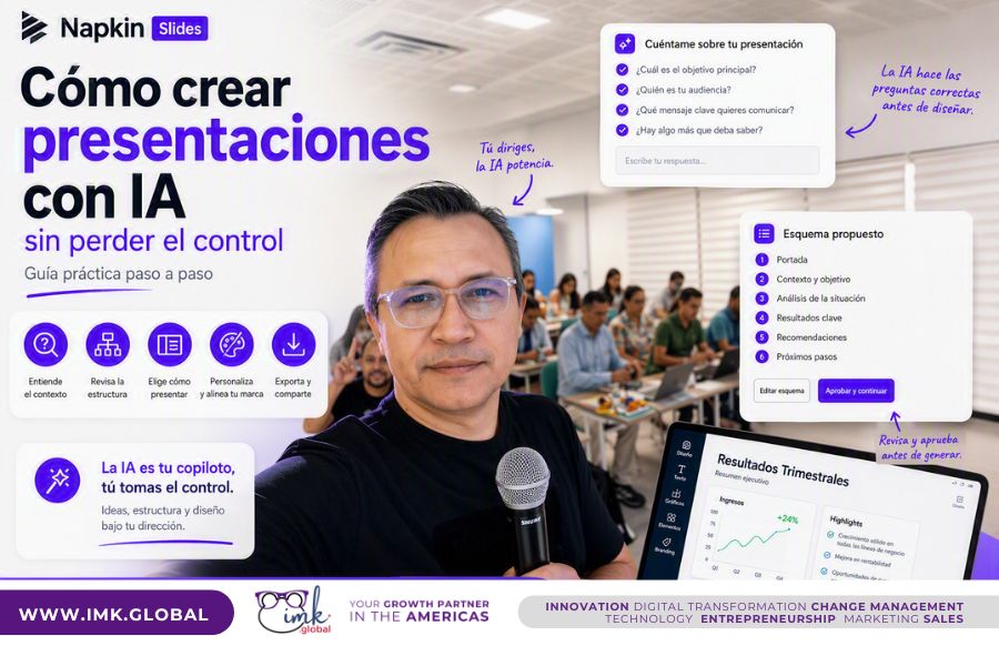 Cómo crear presentaciones con IA sin perder el control: guía práctica de Napkin Slides